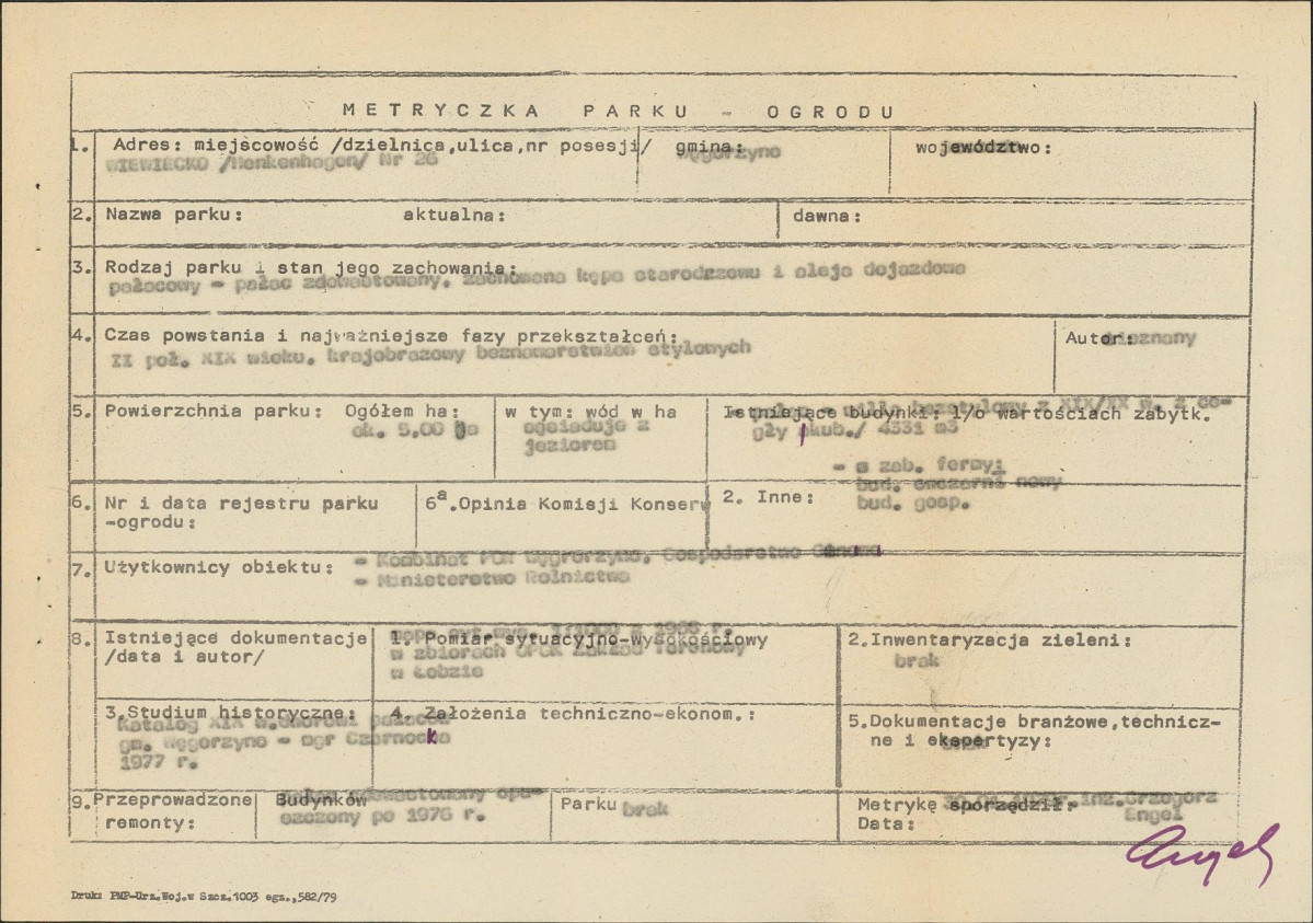 Ewidencja parkowa, skan nr 6
