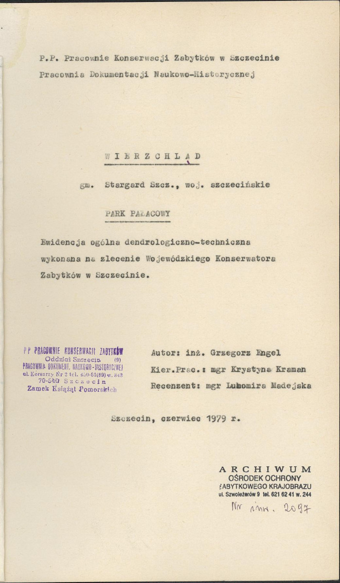 EP - Ewidencja parkowa, skan nr 4