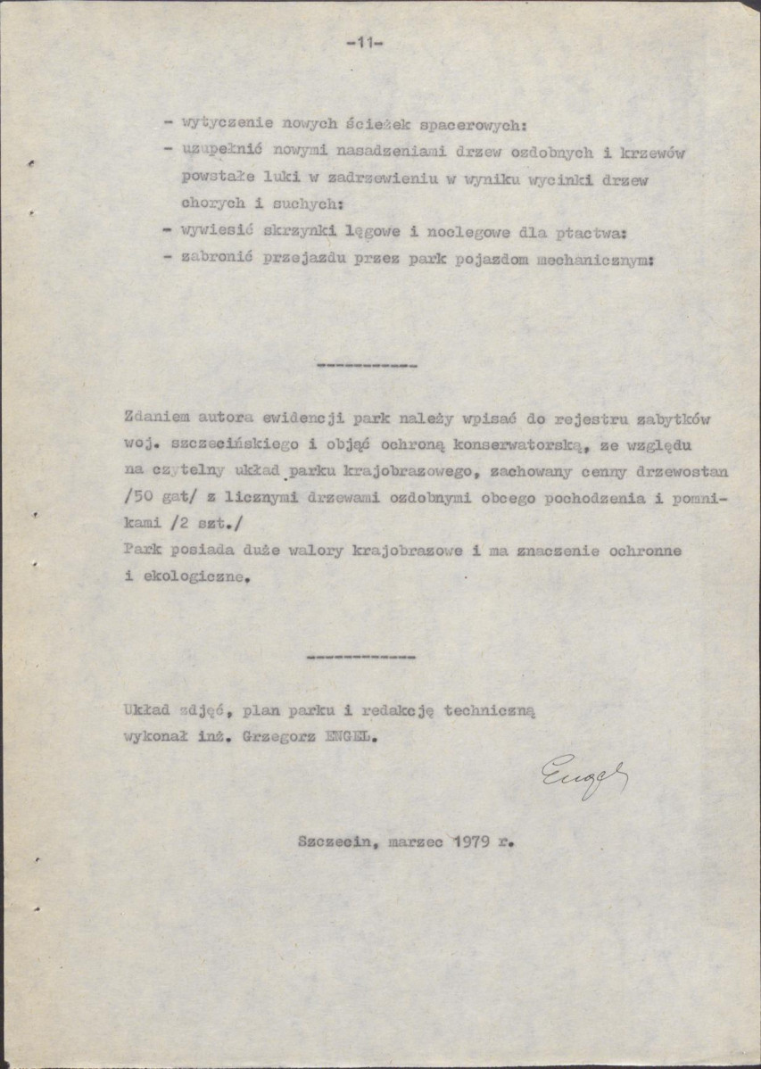 Ewidencja parkowa, skan nr 16