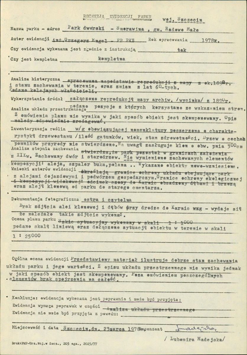 Ewidencja parkowa, skan nr 12