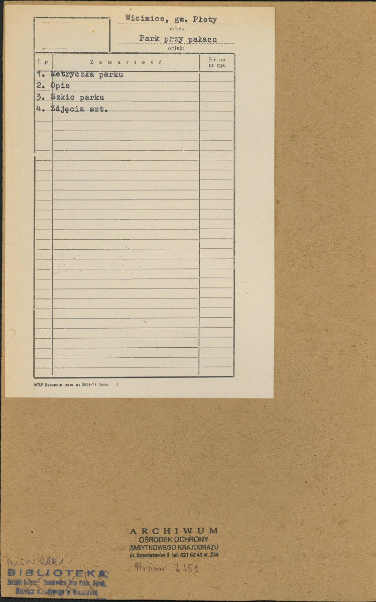 Ewidencja parkowa, skan nr 2