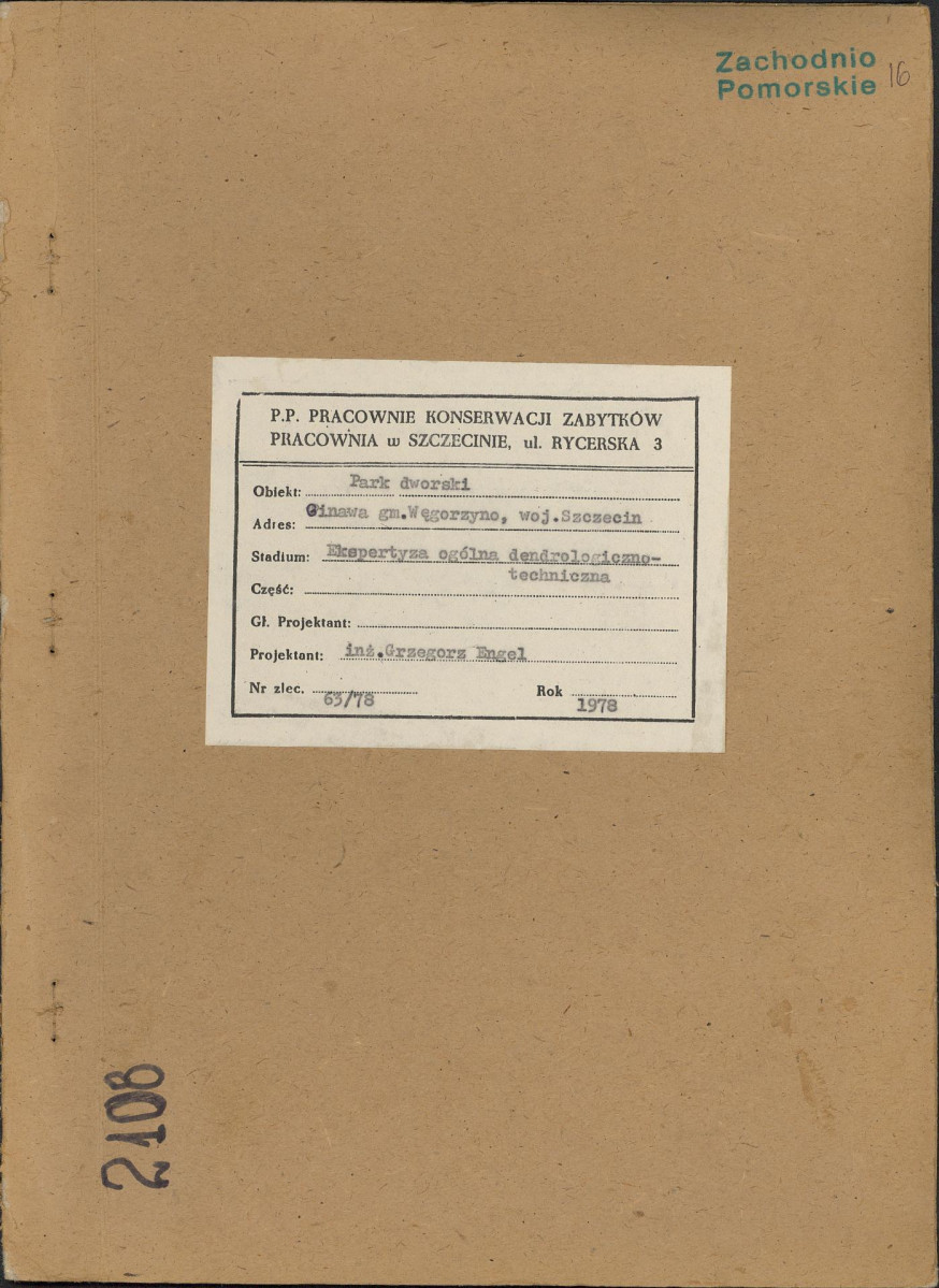 Ewidencja parkowa, skan nr 1