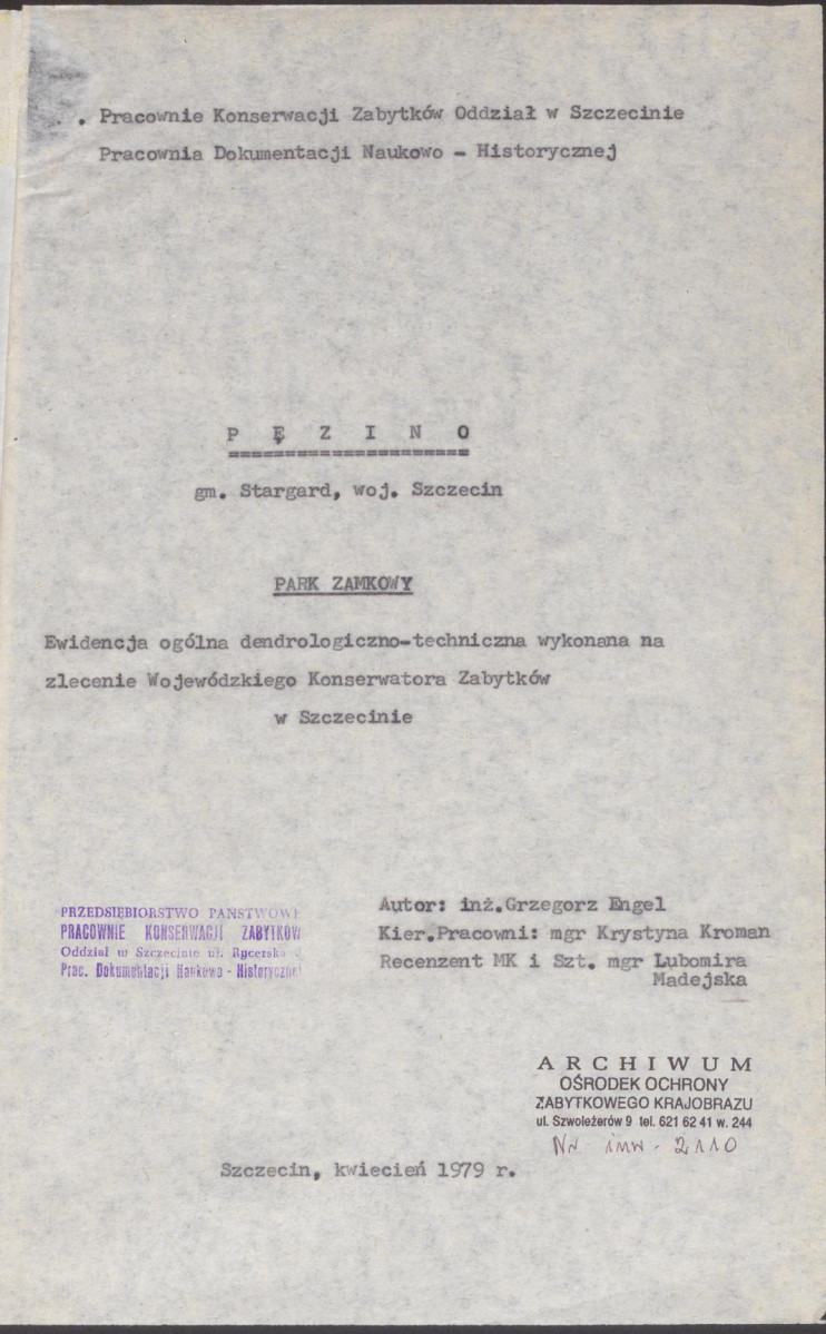 EP - Ewidencja parkowa, skan nr 4