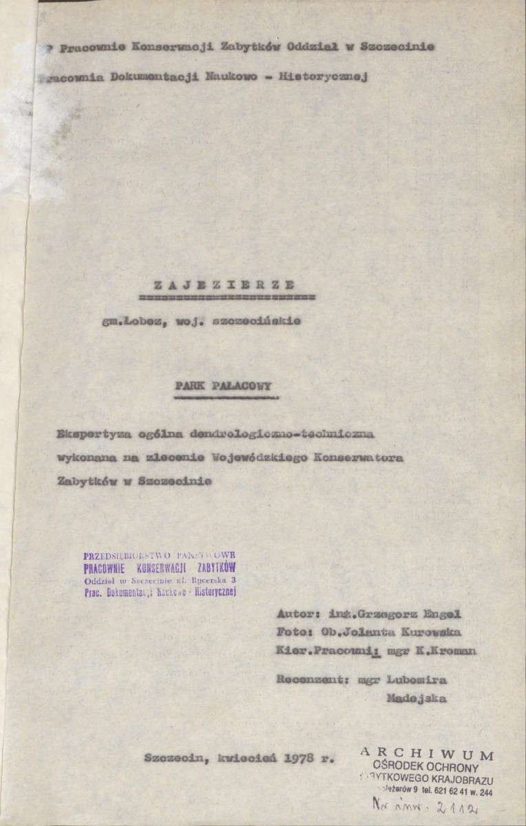 Ewidencja parkowa, skan nr 4