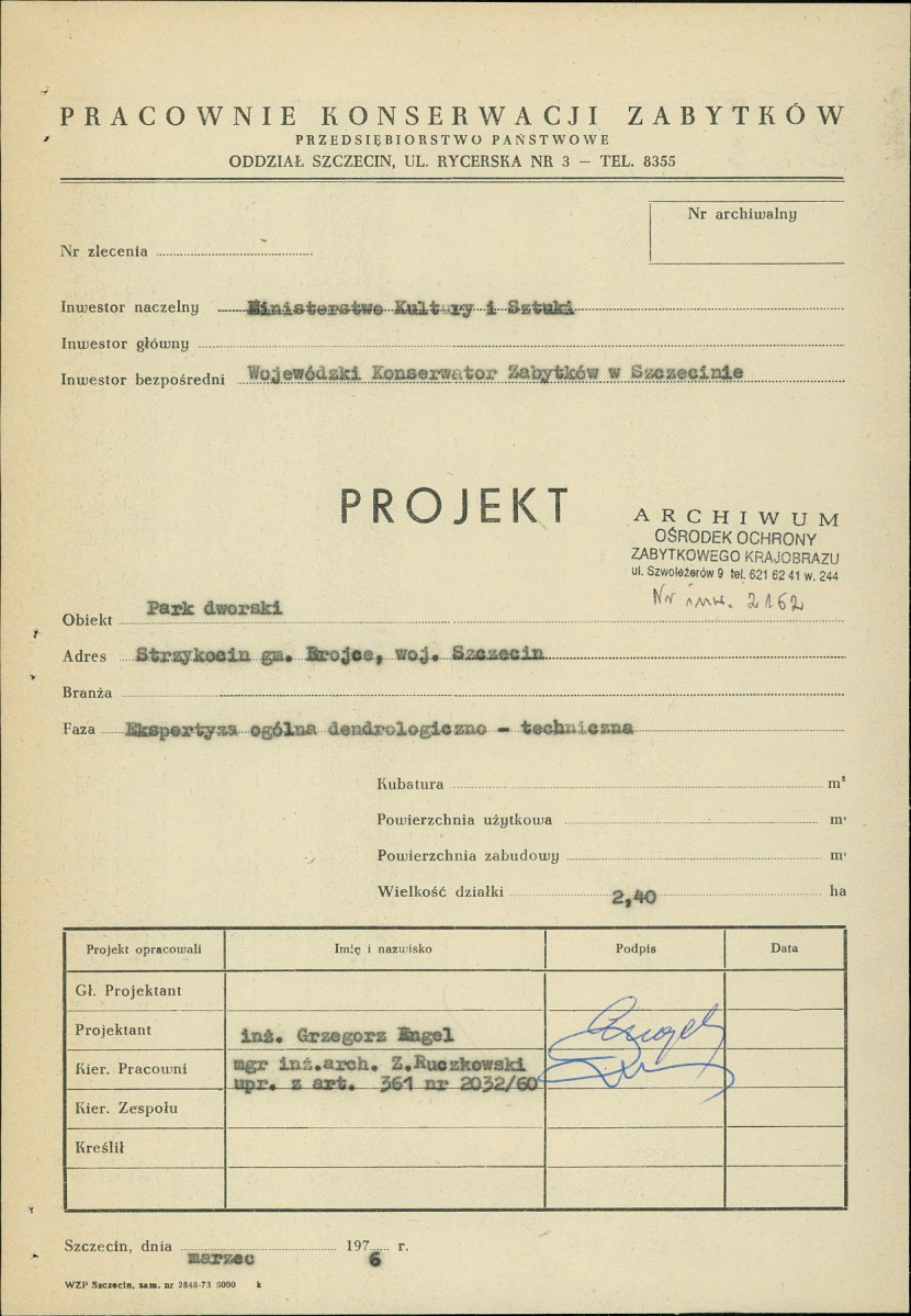 Ewidencja parkowa, skan nr 3