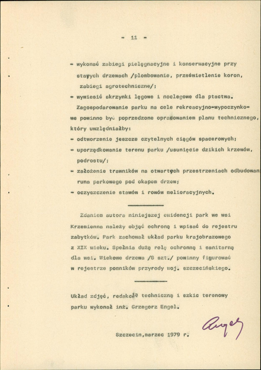 Ewidencja parkowa, skan nr 16