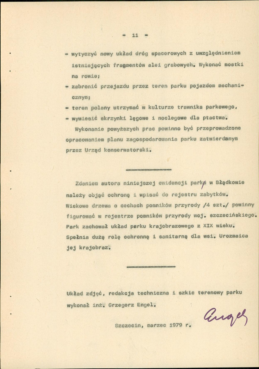 Ewidencja parkowa, skan nr 16