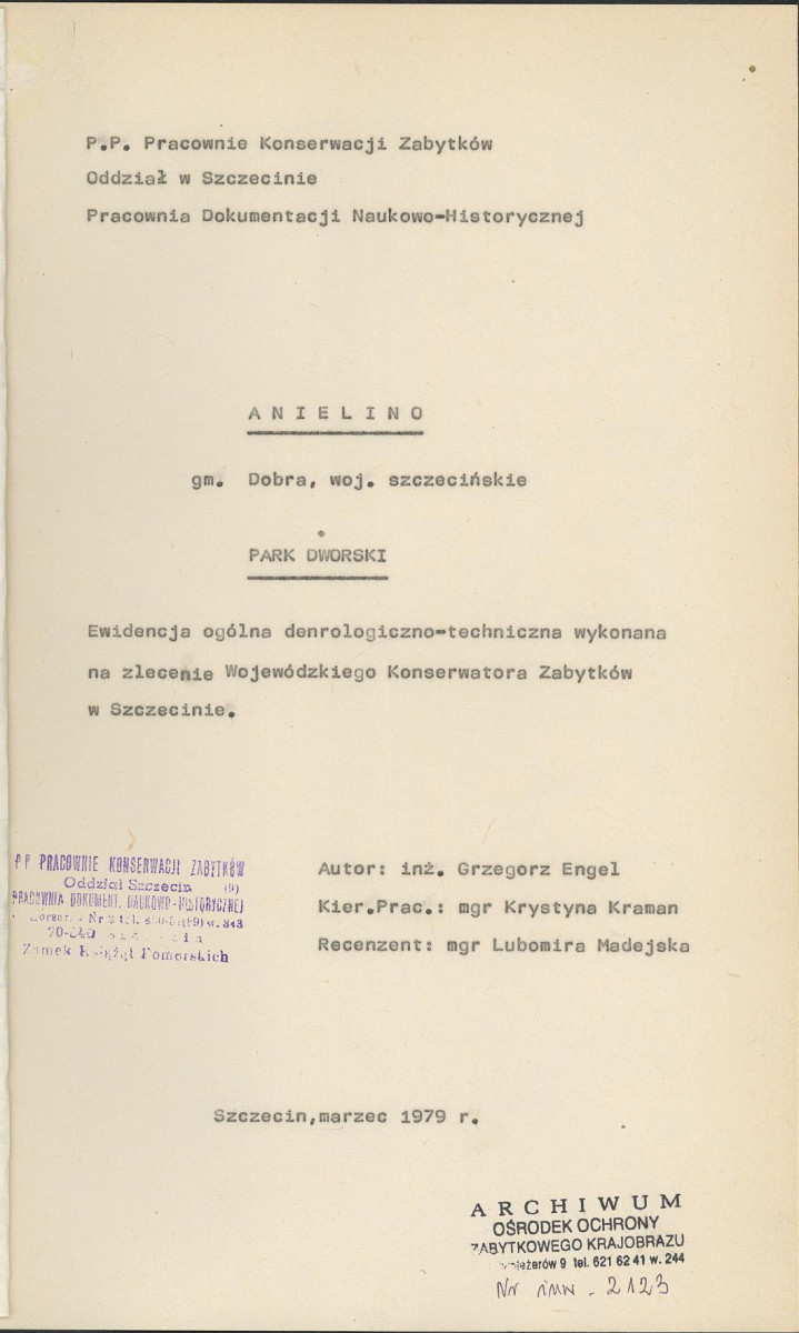 EP - Ewidencja parkowa, skan nr 4