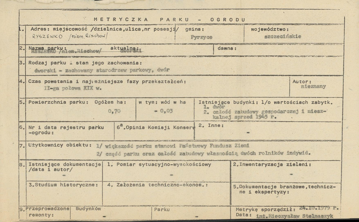 Ewidencja parkowa, skan nr 5
