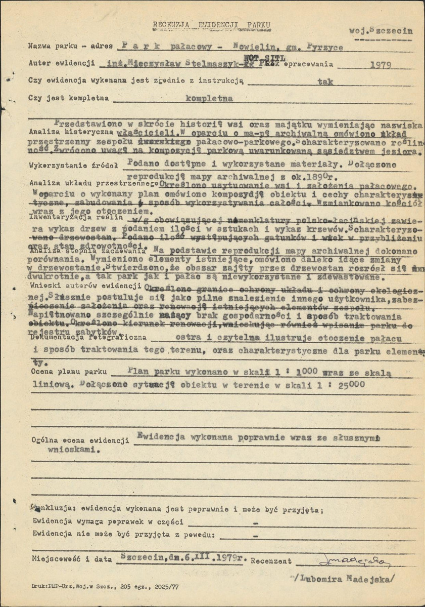 Ewidencja parkowa, skan nr 30