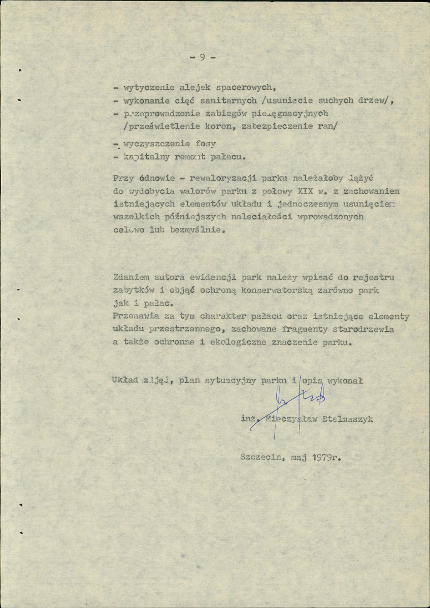 Ewidencja parkowa, skan nr 16
