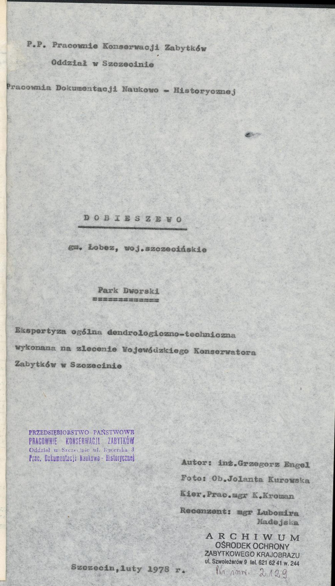 Ewidencja parkowa, skan nr 4