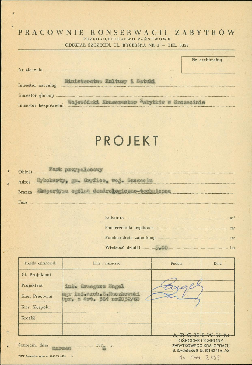 Ewidencja parkowa, skan nr 3