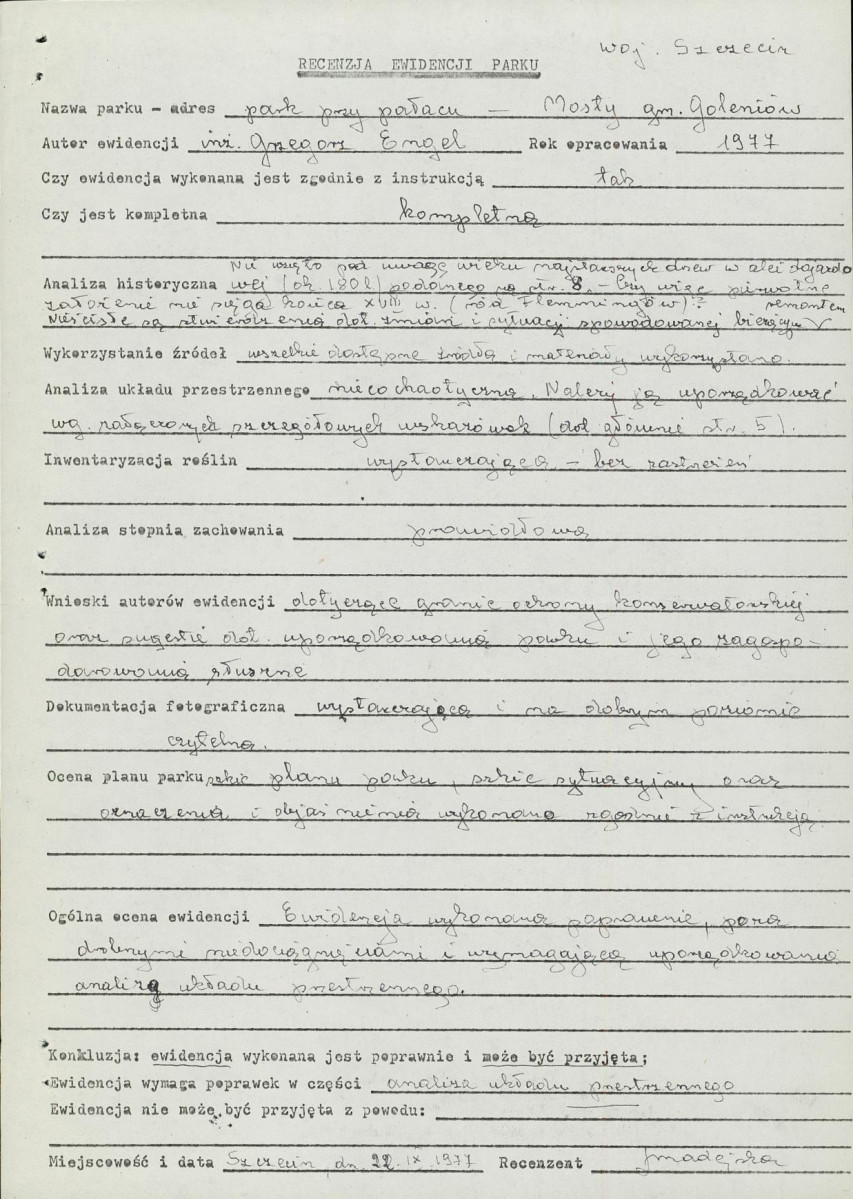 Ewidencja parkowa, skan nr 48
