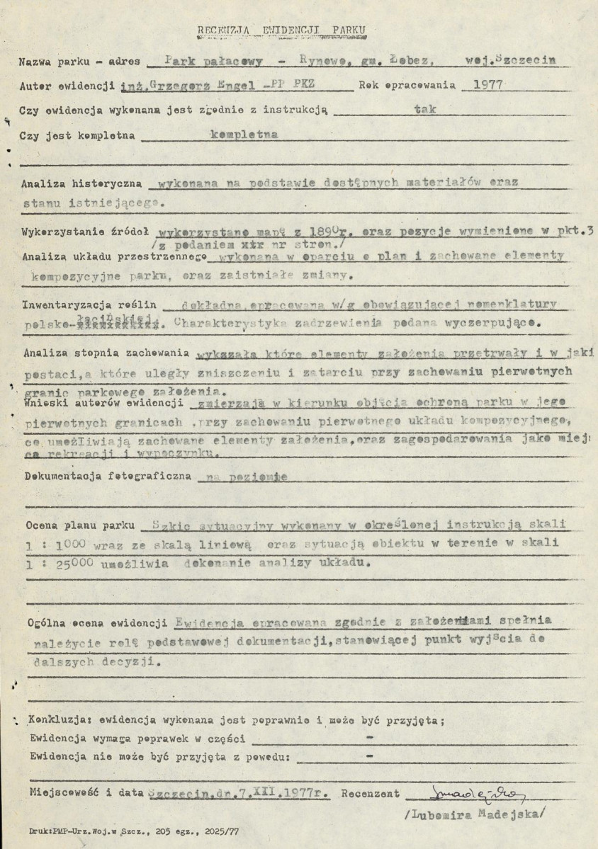 Ewidencja parkowa, skan nr 22