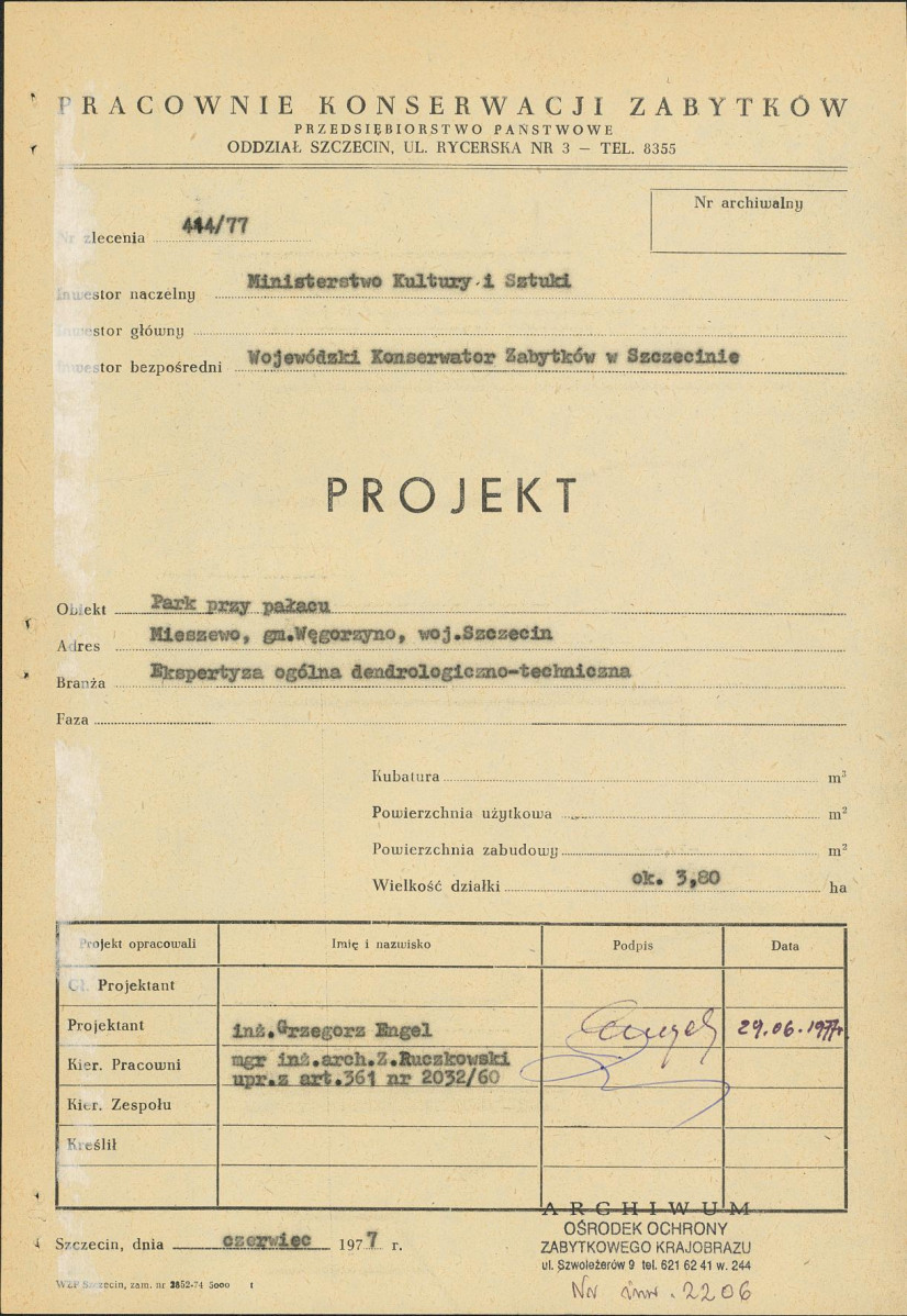 Ewidencja parkowa, skan nr 6