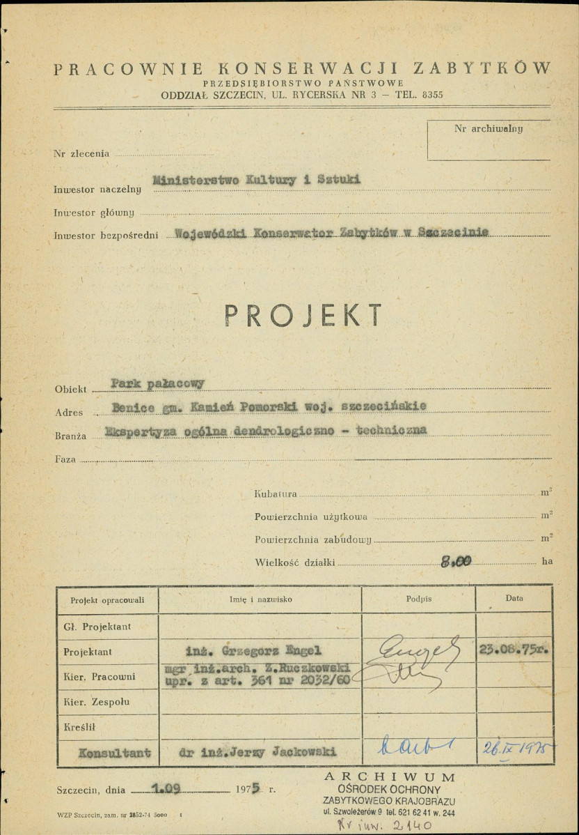 Ewidencja parkowa, skan nr 3