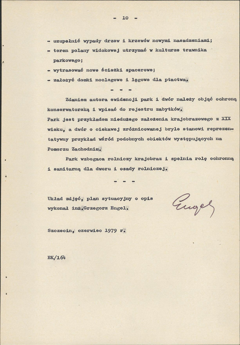 Ewidencja parkowa, skan nr 16