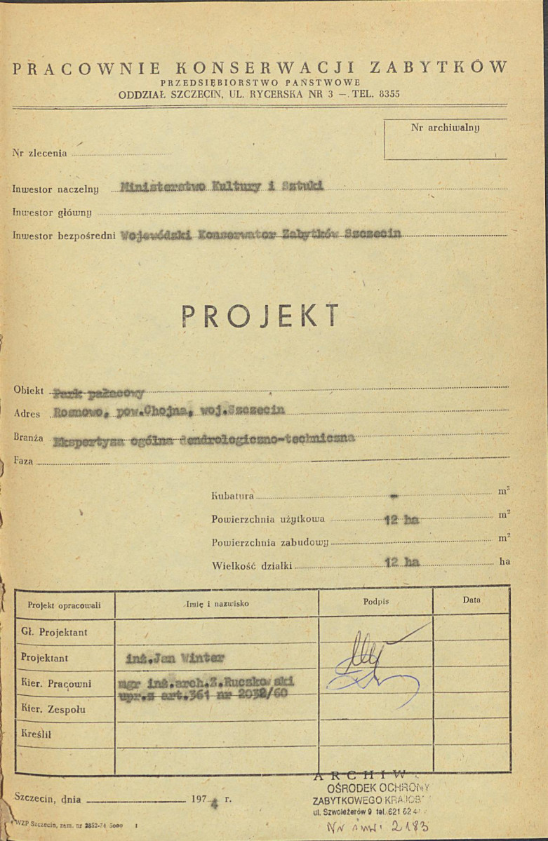EP - Ewidencja parkowa, skan nr 3