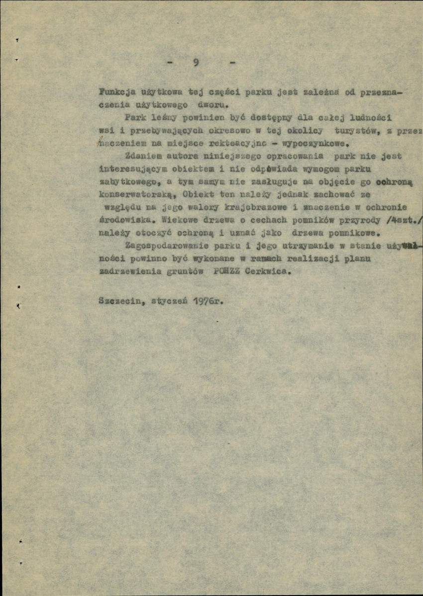 Ewidencja parkowa, skan nr 13
