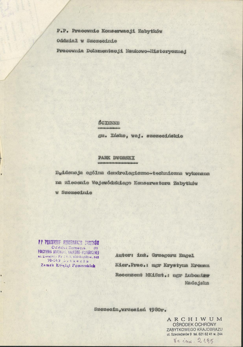 EP - Ewidencja parkowa, skan nr 4
