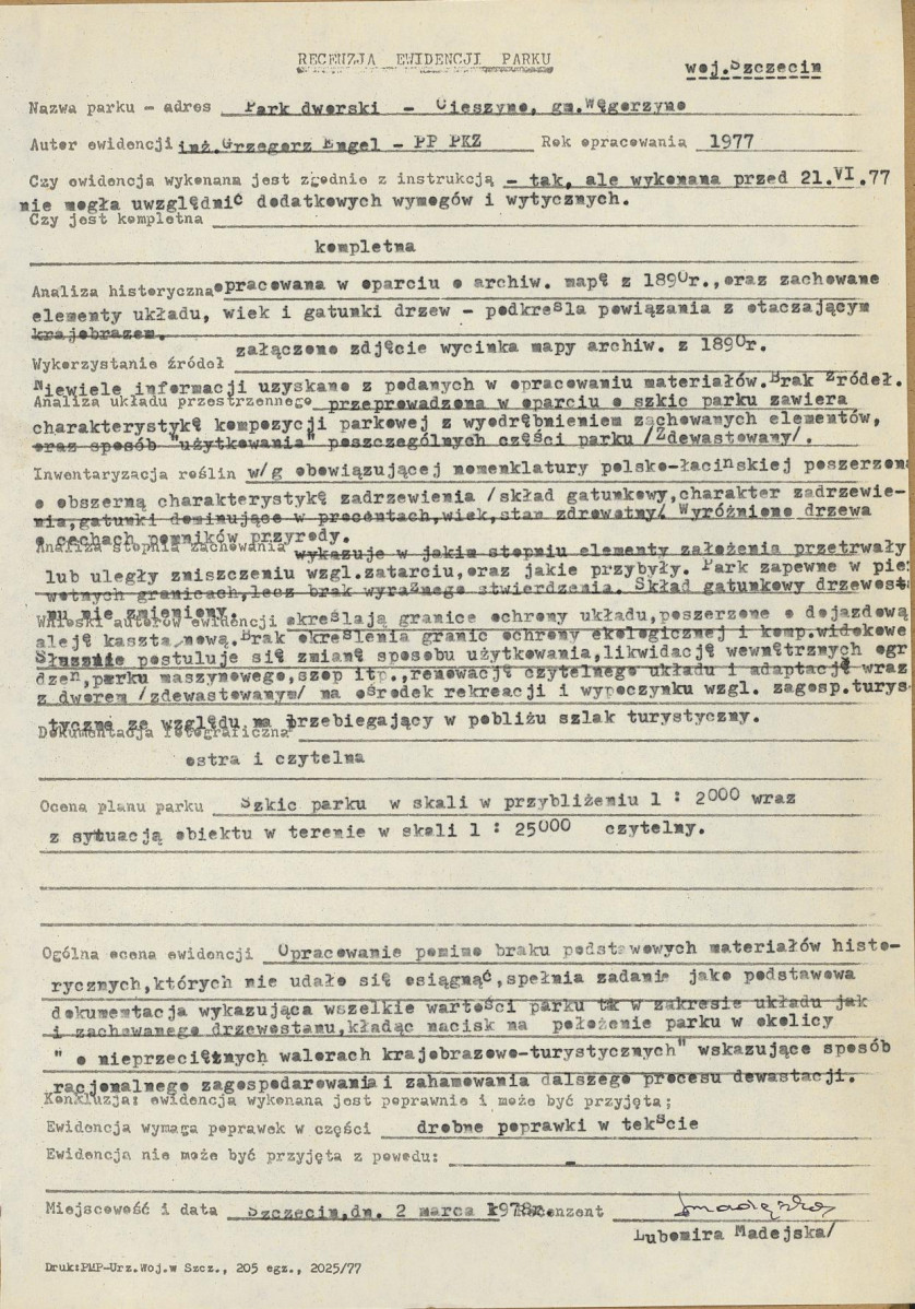 Ewidencja parkowa, skan nr 26