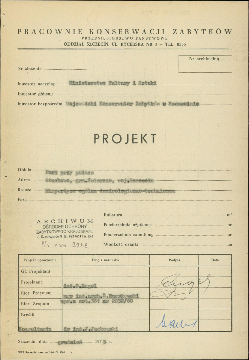 Ewidencja parkowa, skan nr 3