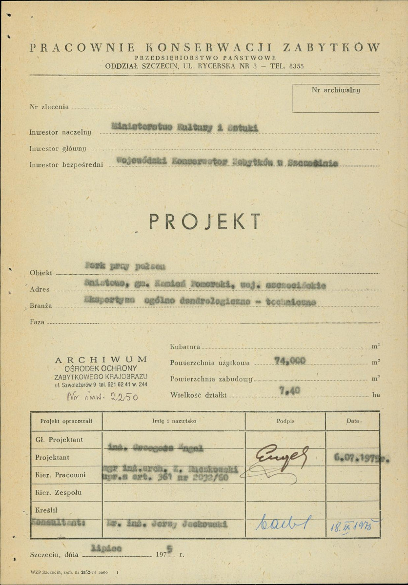 Ewidencja parkowa, skan nr 3