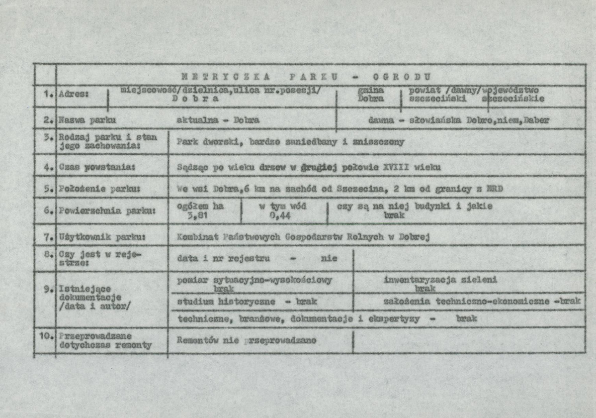 EP - Ewidencja parkowa, skan nr 3