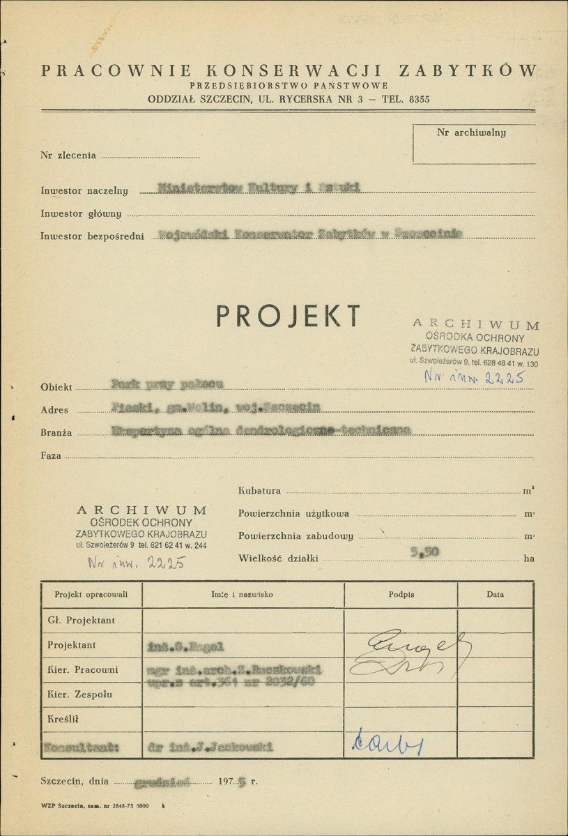 Ewidencja parkowa, skan nr 3