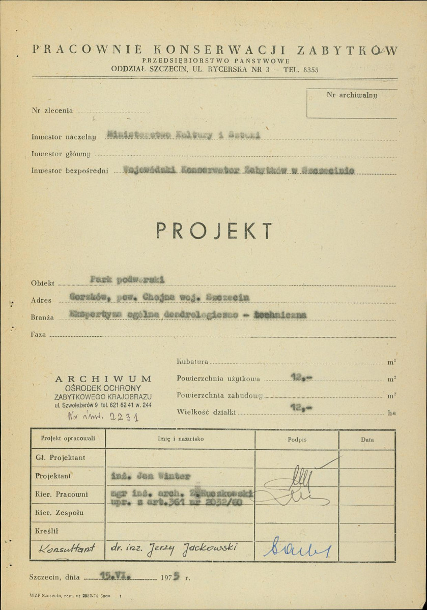 Ewidencja parkowa, skan nr 3