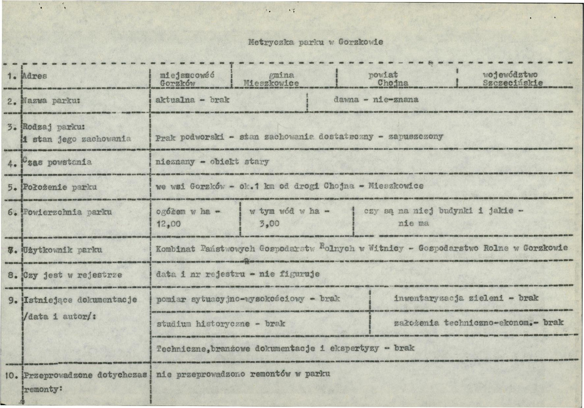 Ewidencja parkowa, skan nr 4
