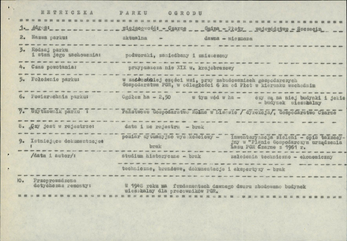 Ewidencja parkowa, skan nr 4