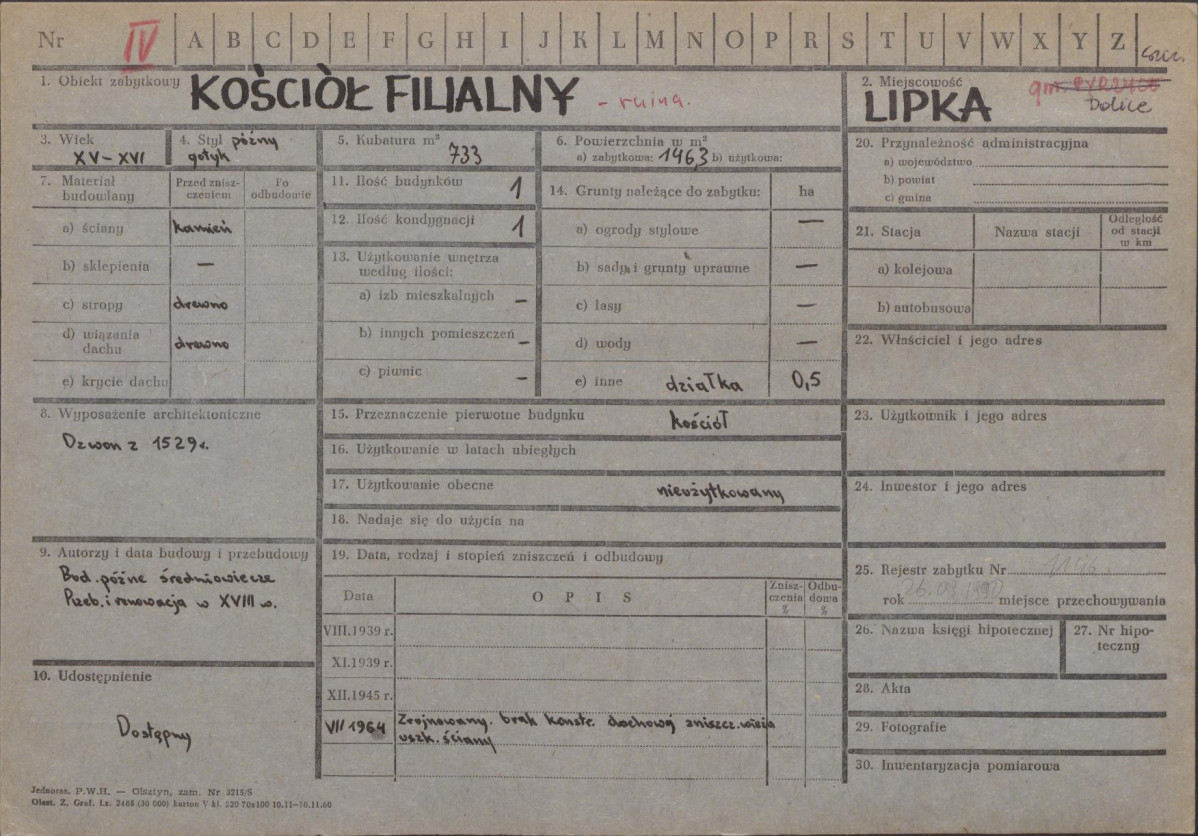 KZ - Karta zielona, skan nr 1