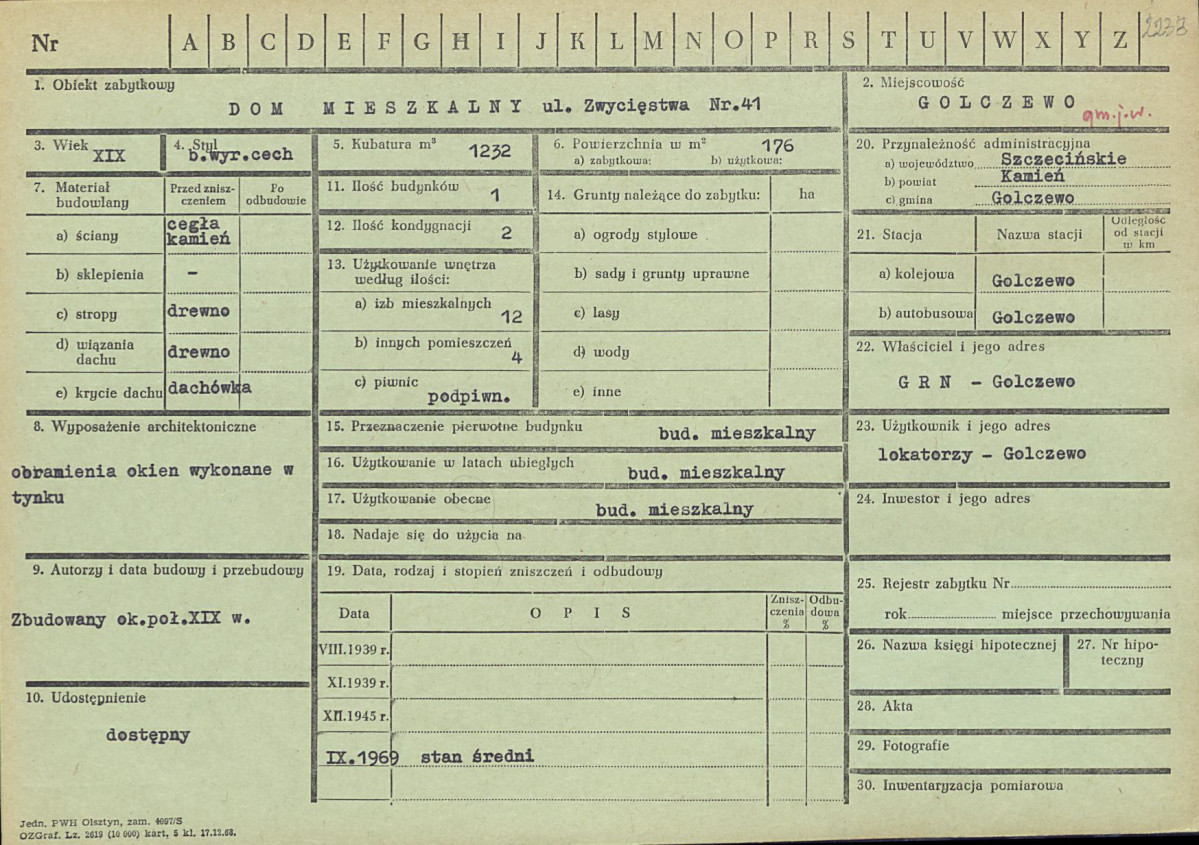 Karta zielona, skan nr 1