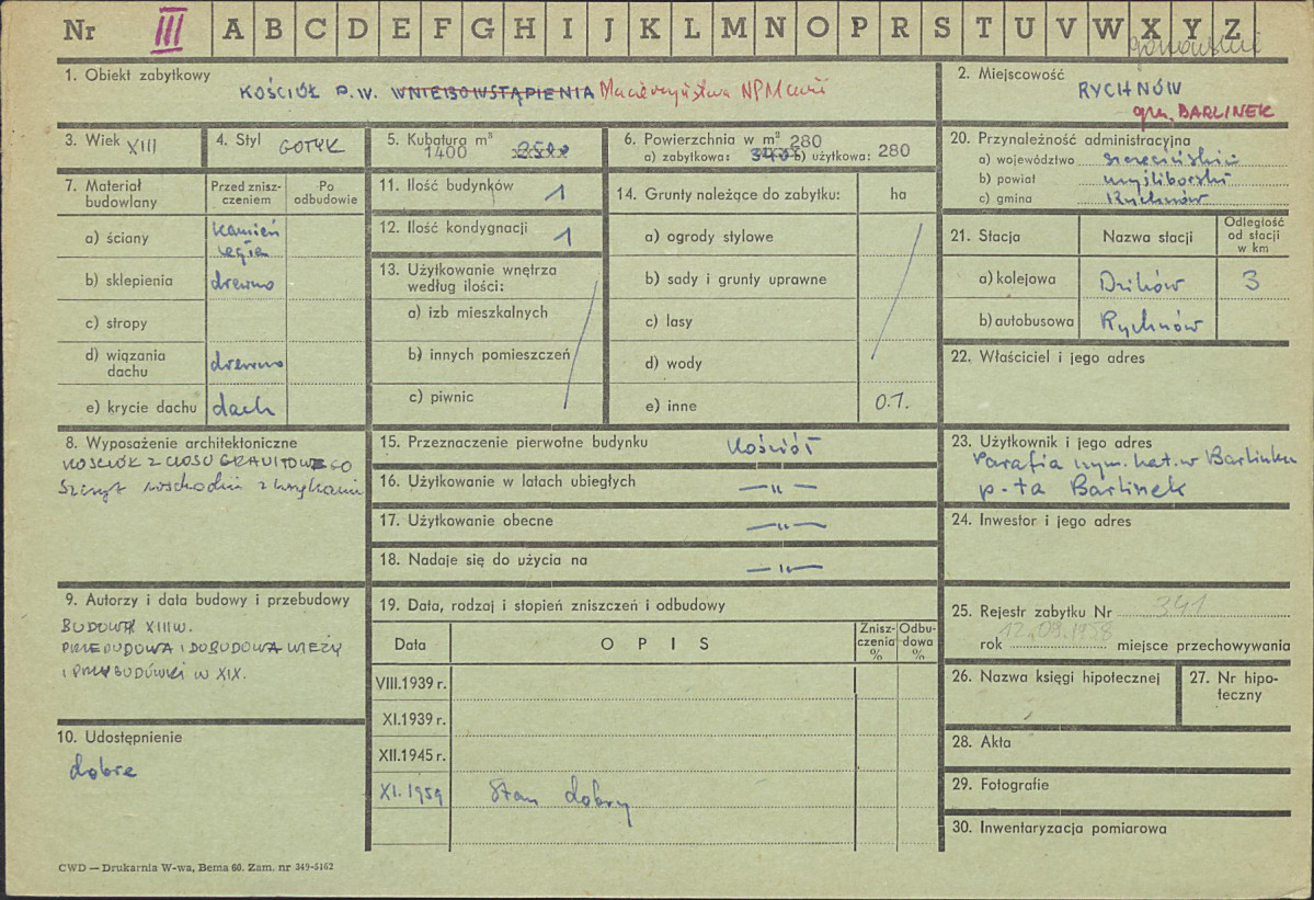 Karta zielona, skan nr 1