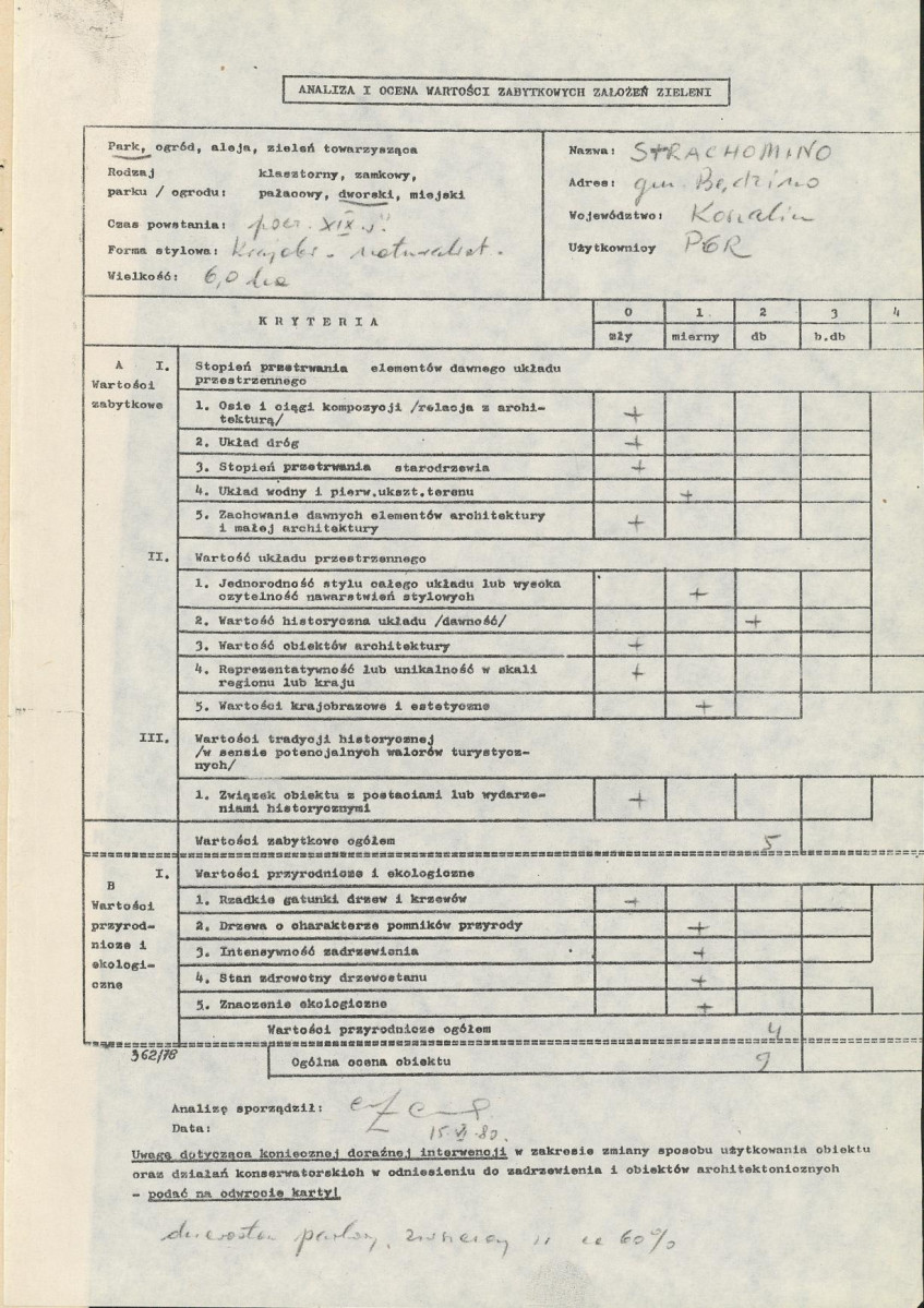 Ewidencja parkowa, skan nr 3