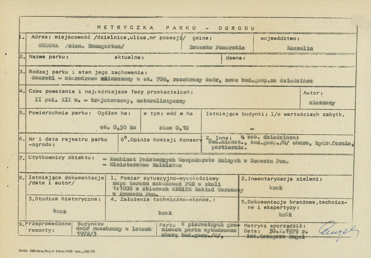 Ewidencja parkowa, skan nr 6