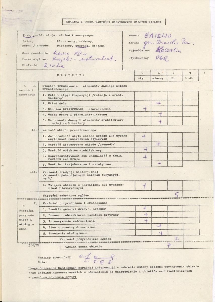 Ewidencja parkowa, skan nr 3
