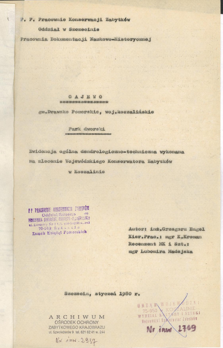 Ewidencja parkowa, skan nr 4