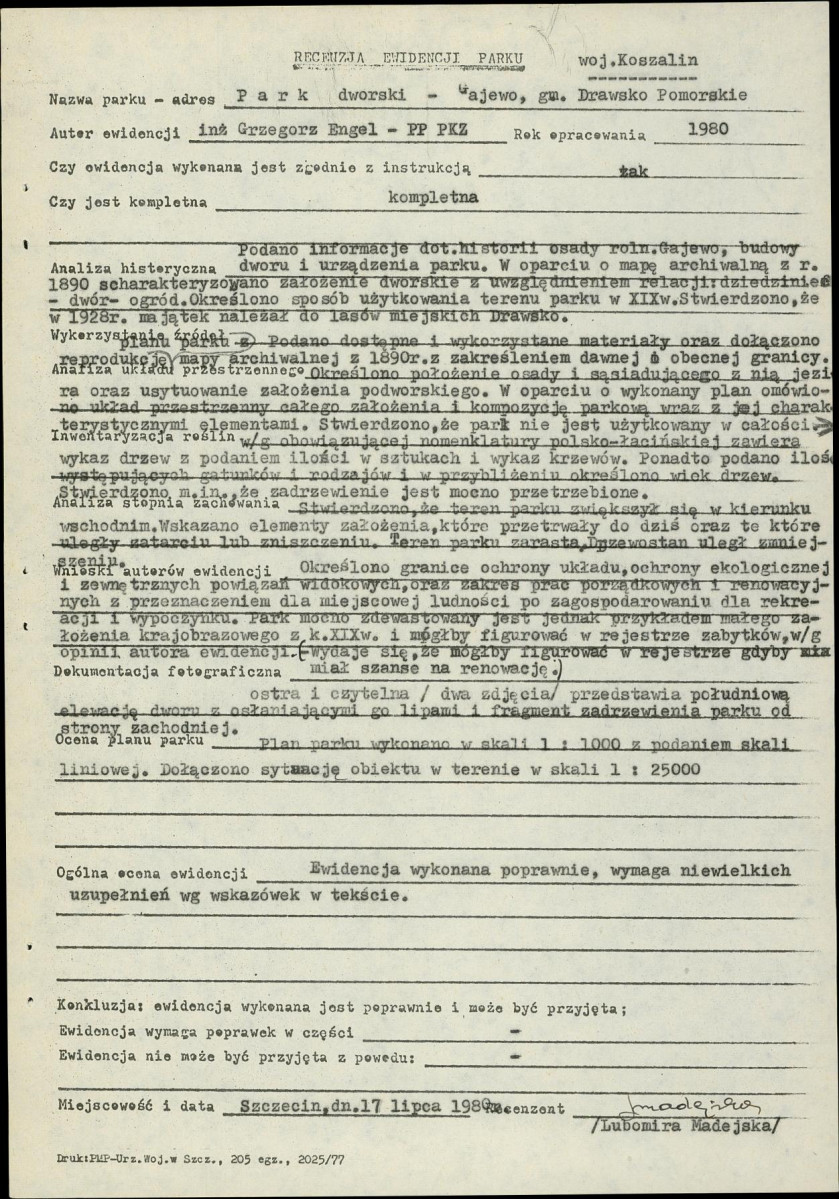 Ewidencja parkowa, skan nr 21