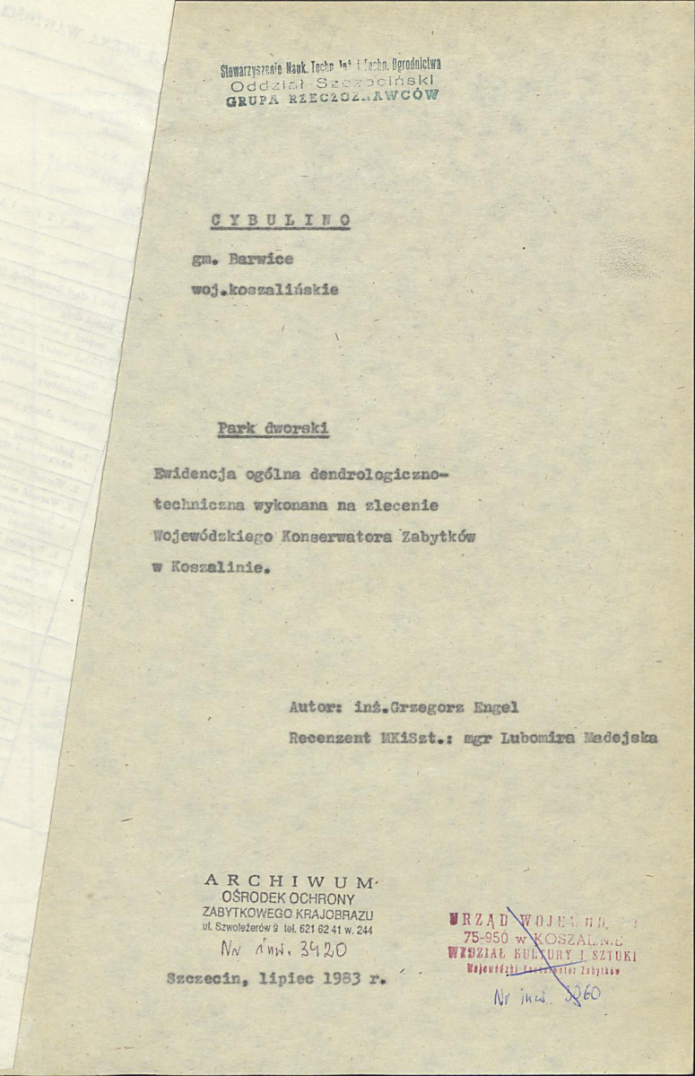 EP - Ewidencja parkowa, skan nr 4