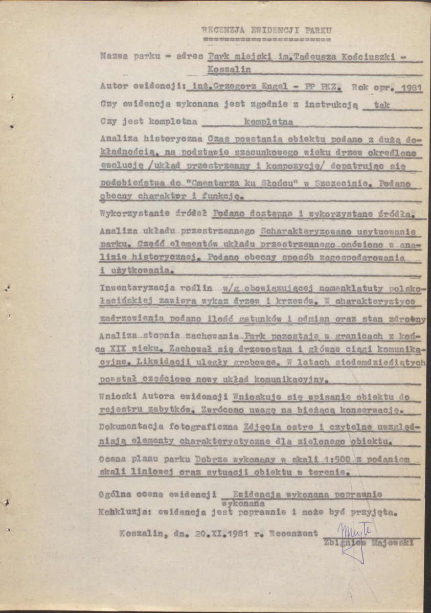 Ewidencja parkowa, skan nr 34