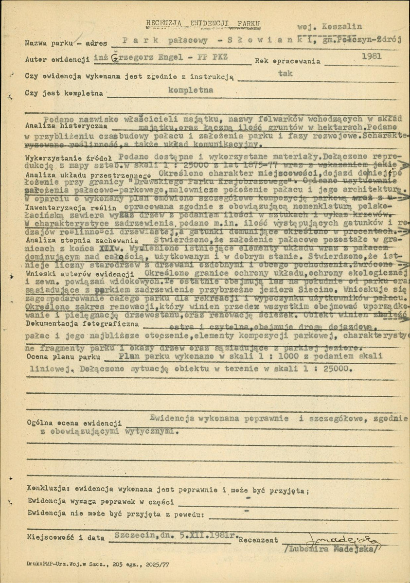 EP - Ewidencja parkowa, skan nr 42