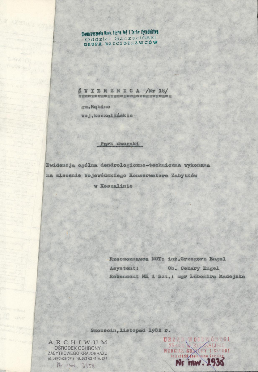 EP - Ewidencja parkowa, skan nr 4