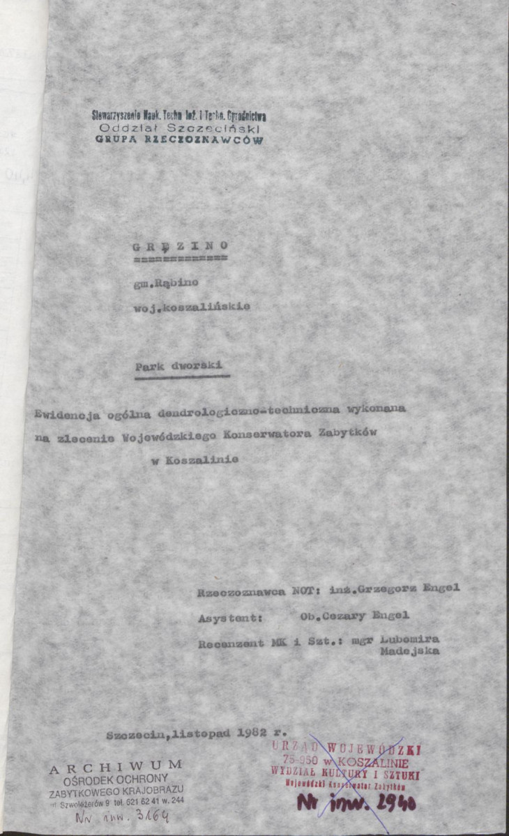 EP - Ewidencja parkowa, skan nr 4