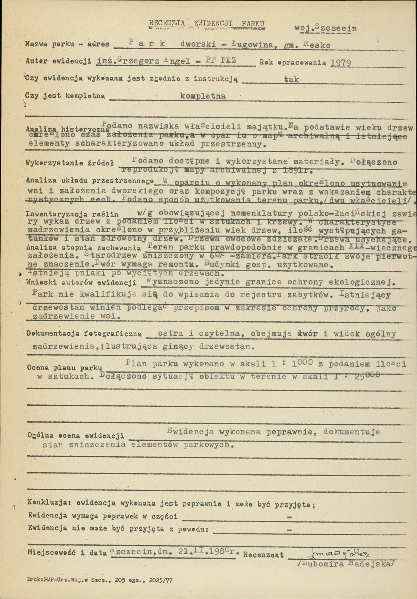EP - Ewidencja parkowa, skan nr 18