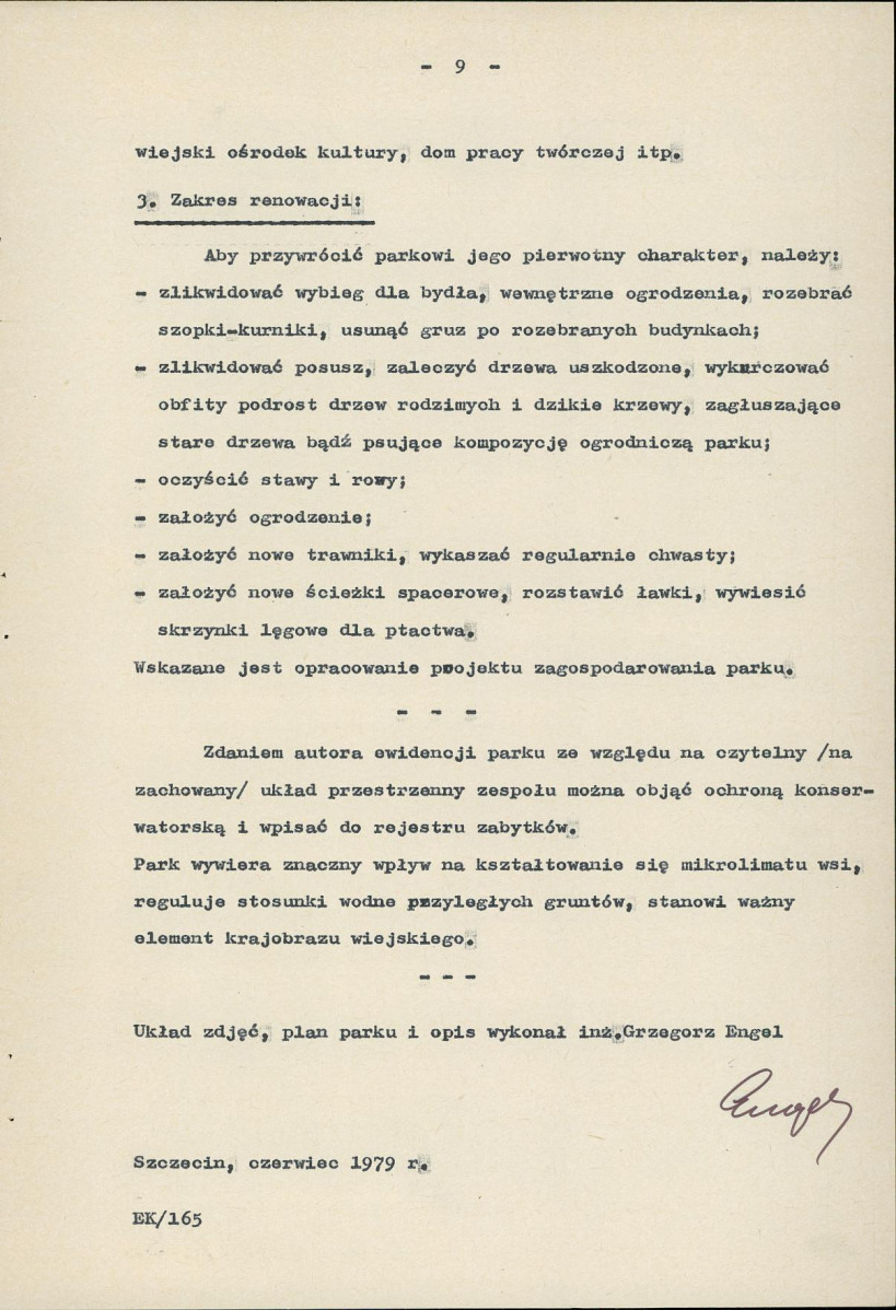 Ewidencja parkowa, skan nr 15