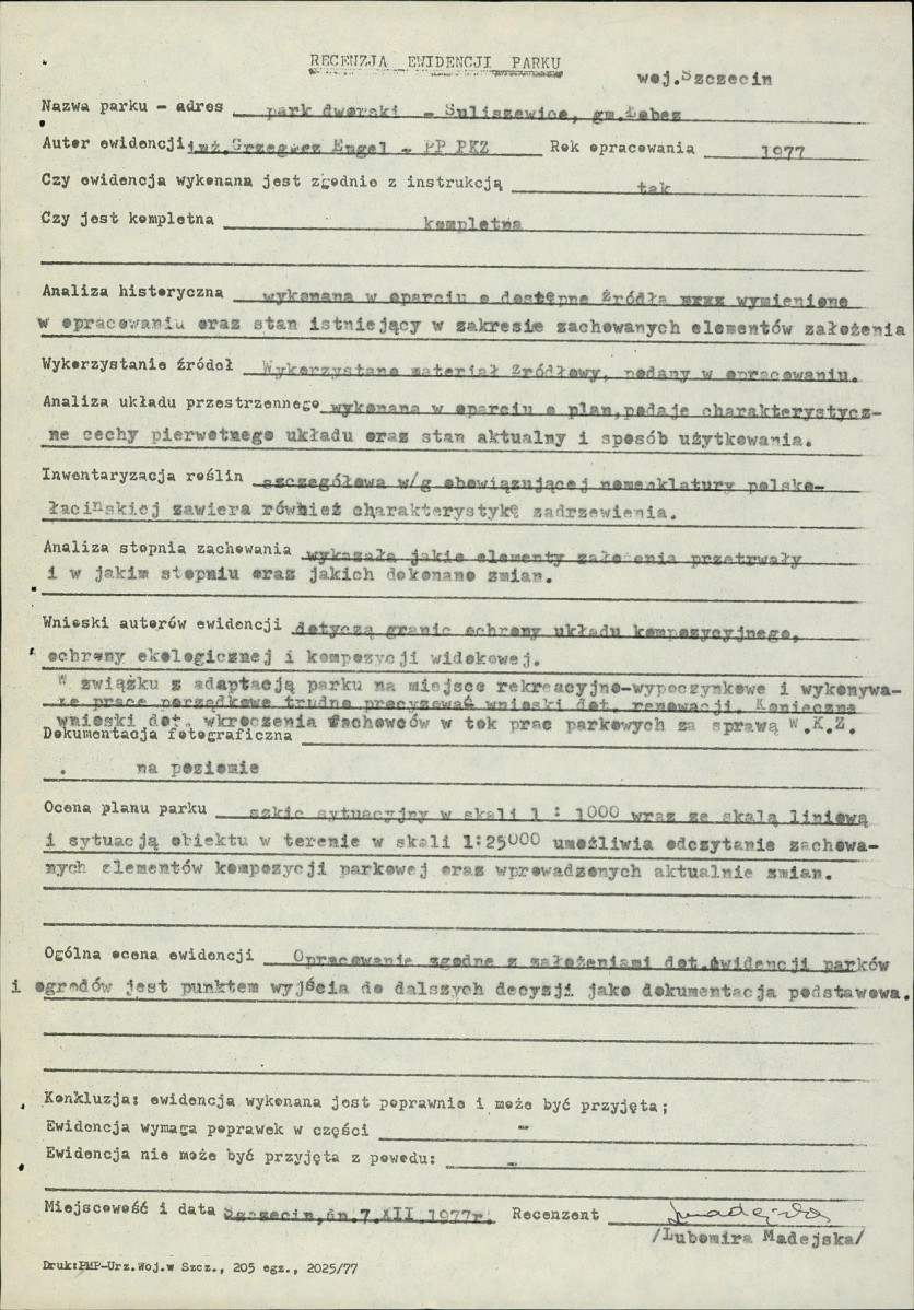 Ewidencja parkowa, skan nr 22