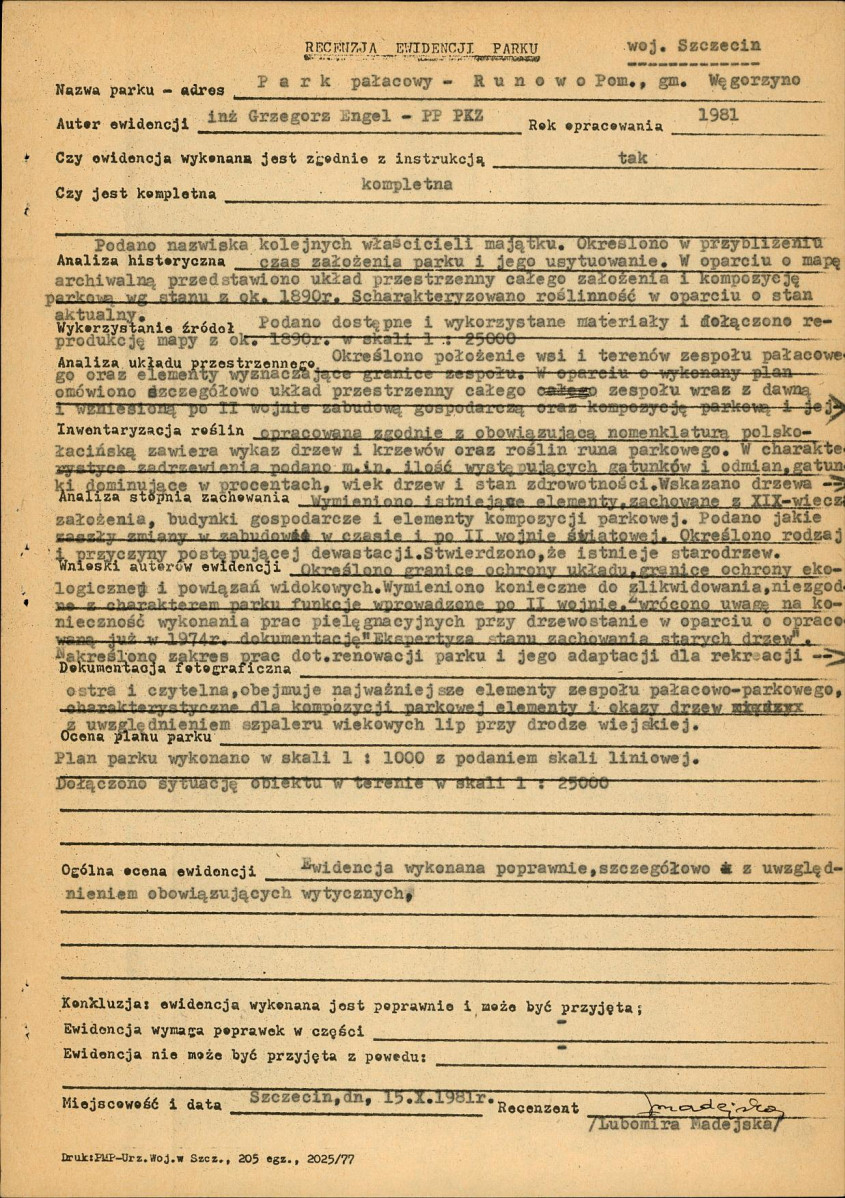 Ewidencja parkowa, skan nr 36